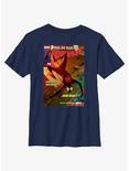 Marvel Spider-Man: Across The Spiderverse Comic Cover Youth T-Shirt, NAVY, hi-res