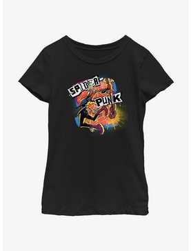 Marvel Spider-Man: Across The Spiderverse Rock On Spider-Punk Youth Girls T-Shirt, , hi-res