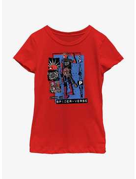 Marvel Spider-Man: Across The Spiderverse Punk Power Spider-Punk Youth Girls T-Shirt, , hi-res