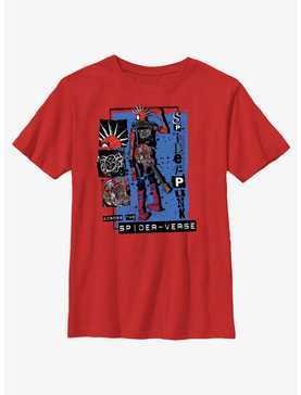 Marvel Spider-Man: Across The Spiderverse Punk Power Spider-Punk Youth T-Shirt, , hi-res
