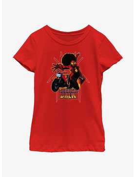 Marvel Spider-Man: Across The Spiderverse Jessica Drew Poster Youth Girls T-Shirt, , hi-res