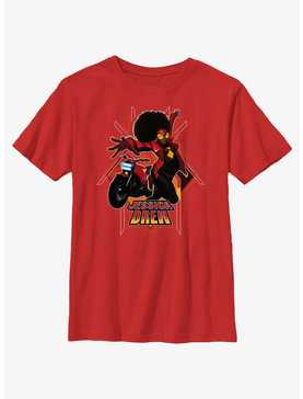 Marvel Spider-Man: Across The Spiderverse Jessica Drew Poster Youth T-Shirt, , hi-res