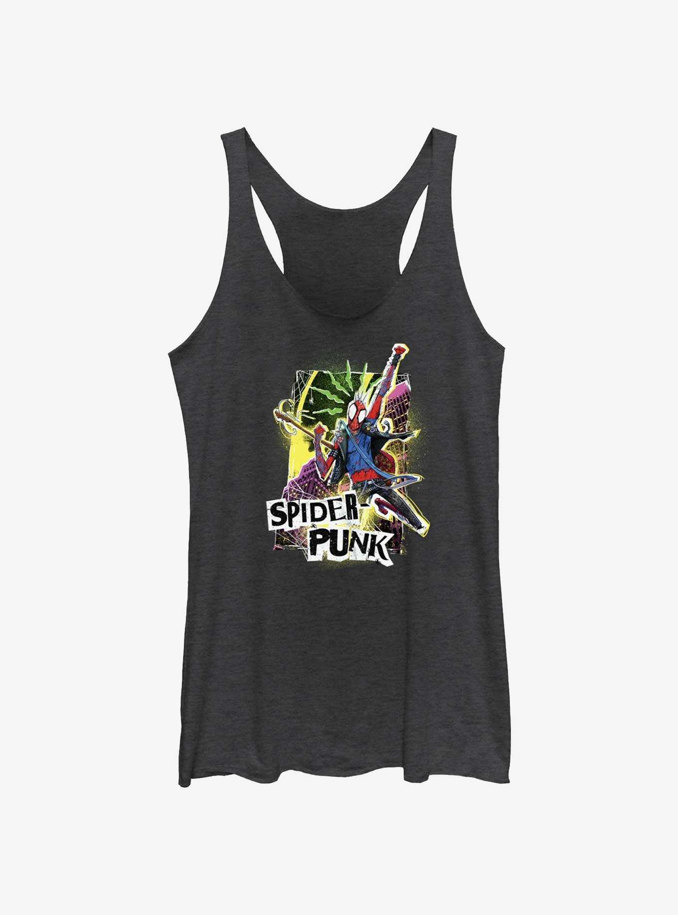 Marvel Spider-Man: Across The Spiderverse Spider-Punk Poster Womens Tank Top, , hi-res