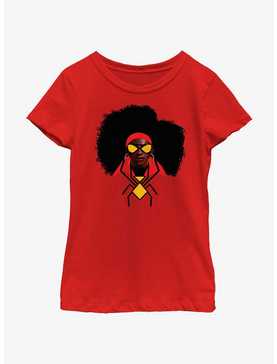 Marvel Spider-Man: Across The Spiderverse Jessica Drew Portrait Youth Girls T-Shirt, , hi-res