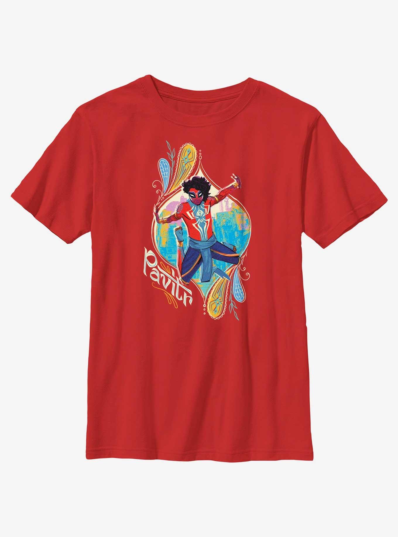 Marvel Spider-Man: Across The Spiderverse Pavitr Jump Youth T-Shirt, , hi-res