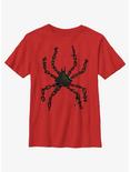 Marvel Spider-Man: Across The Spiderverse Cyborg Spider-Woman Icon Youth T-Shirt, RED, hi-res