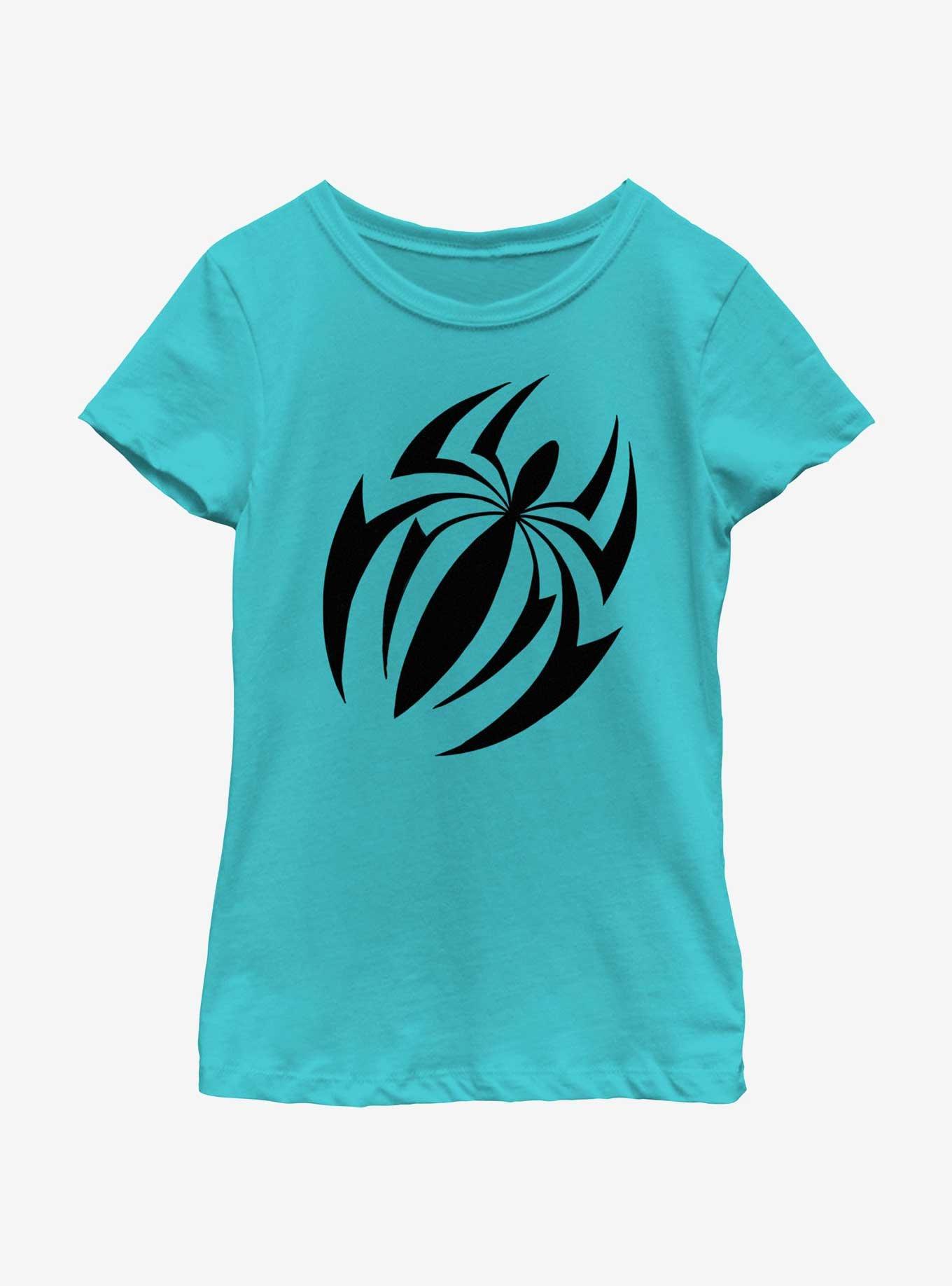 Marvel Spider-Man: Across The Spiderverse Scarlet Spider Icon Youth Girls T-Shirt, TAHI BLUE, hi-res