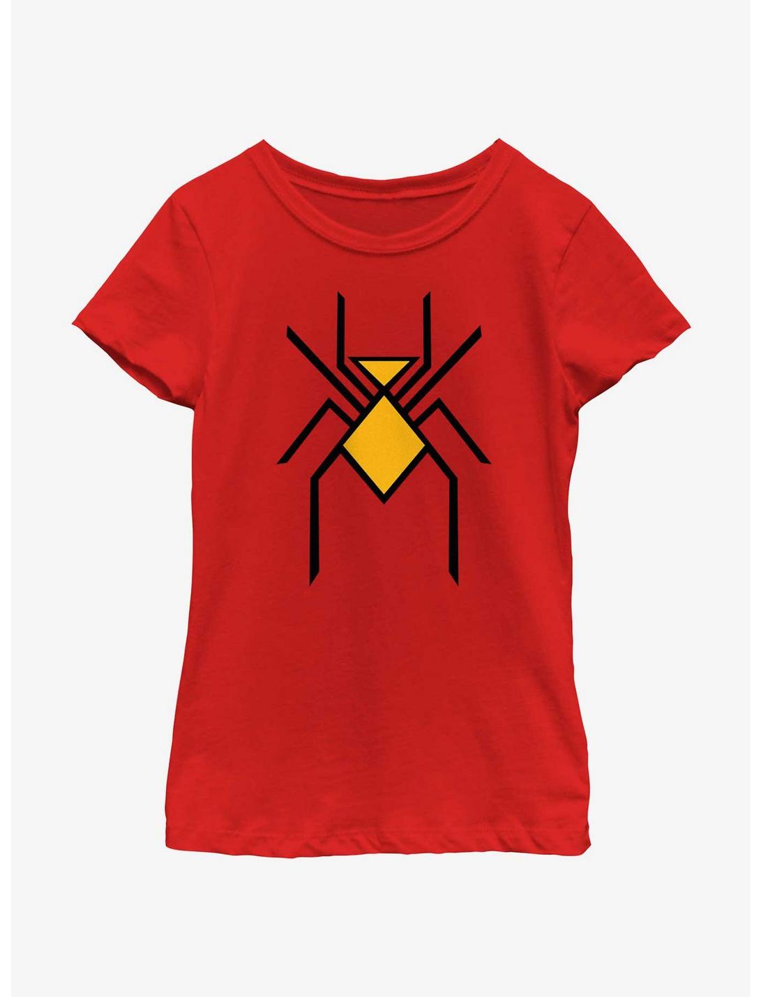 Marvel Spider-Man: Across The Spiderverse Jessica Drew Spider-Woman Icon Youth Girls T-Shirt, RED, hi-res
