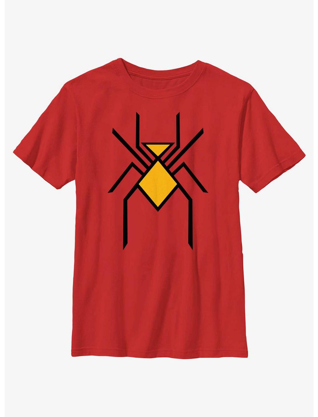 Marvel Spider-Man: Across The Spiderverse Jessica Drew Spider-Woman Icon Youth T-Shirt, RED, hi-res