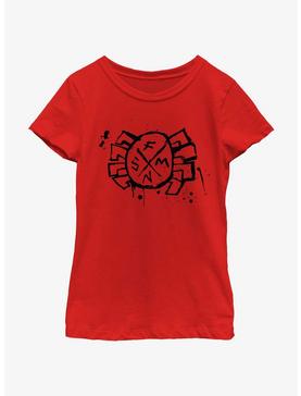 Marvel Spider-Man: Across The Spiderverse Spider-Punk Logo Youth Girls T-Shirt, , hi-res