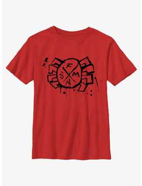 Marvel Spider-Man: Across The Spiderverse Spider-Punk Logo Youth T-Shirt, , hi-res