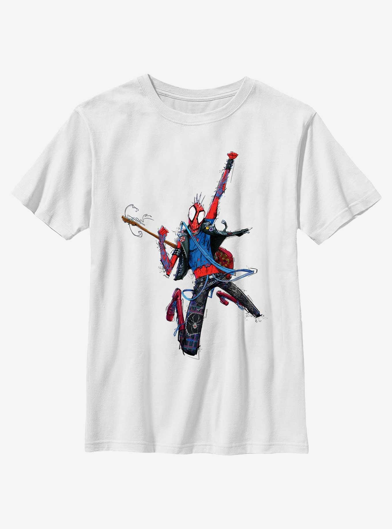 Marvel Spider-Man: Across The Spiderverse Spider-Punk Youth T-Shirt, , hi-res