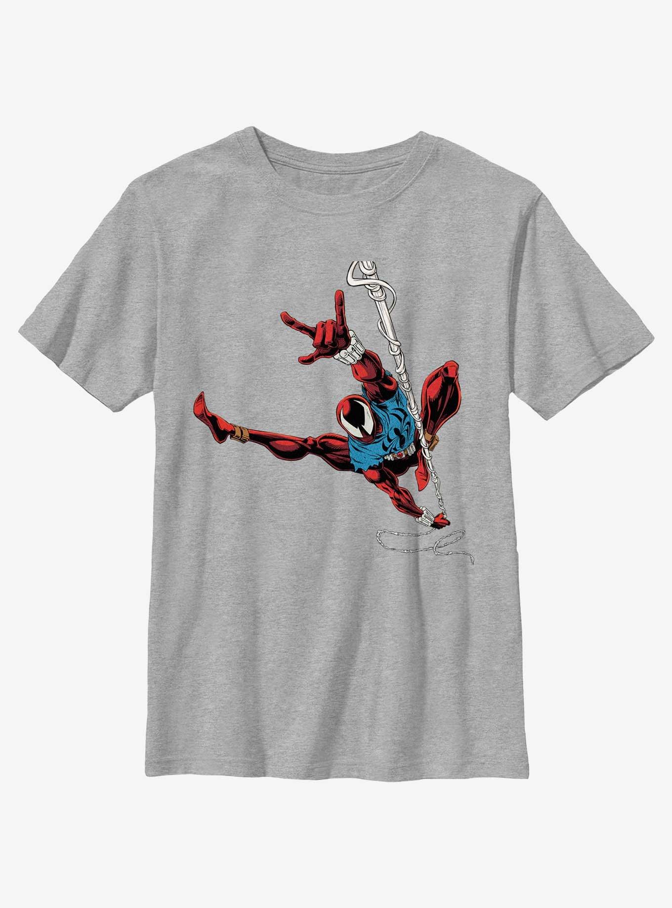 Marvel Spider-Man: Across The Spiderverse Spider Scarlet Pose Youth T-Shirt, , hi-res
