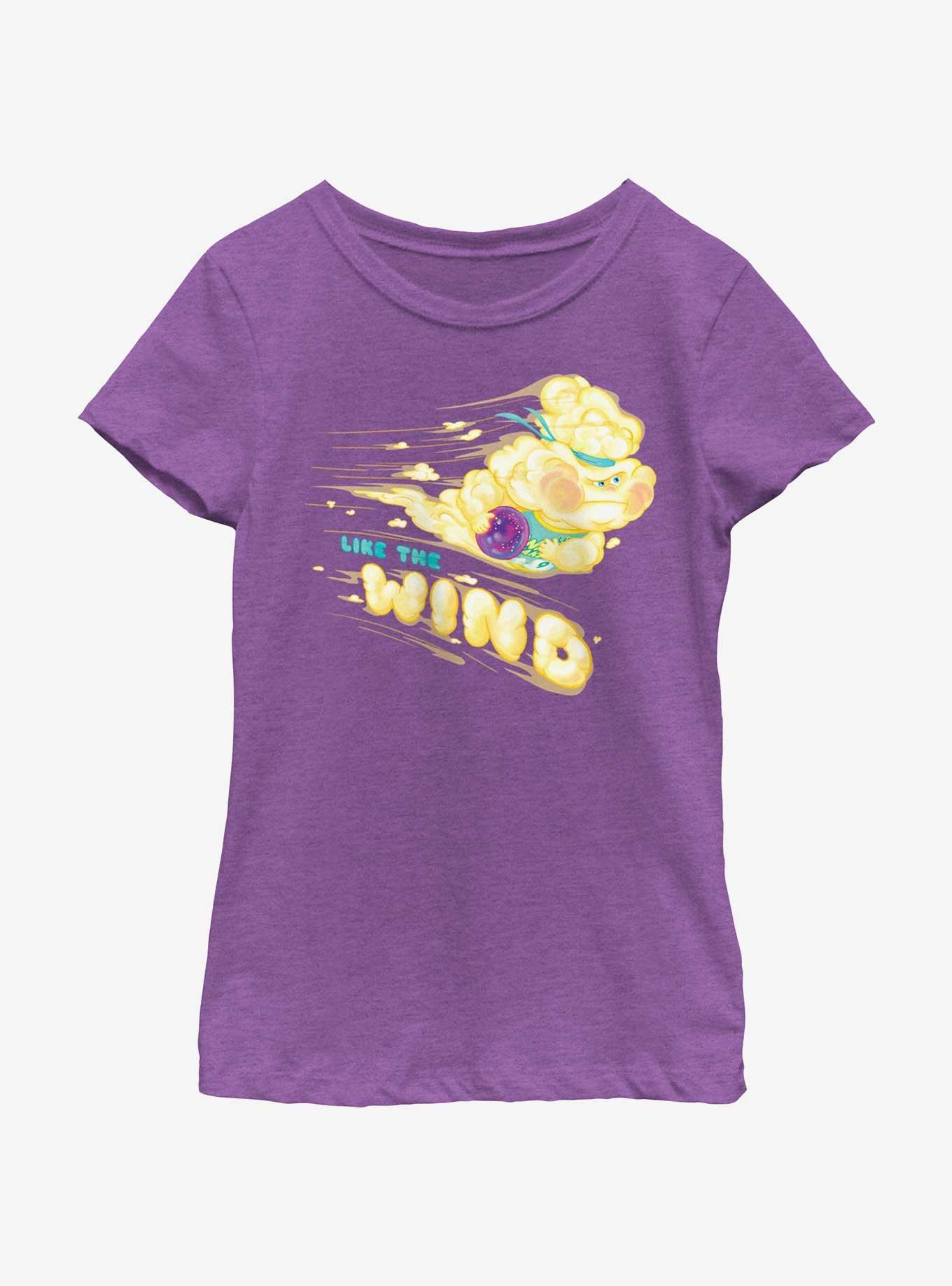Disney Pixar Elemental Like The Wind Youth Girls T-Shirt, PURPLE BERRY, hi-res