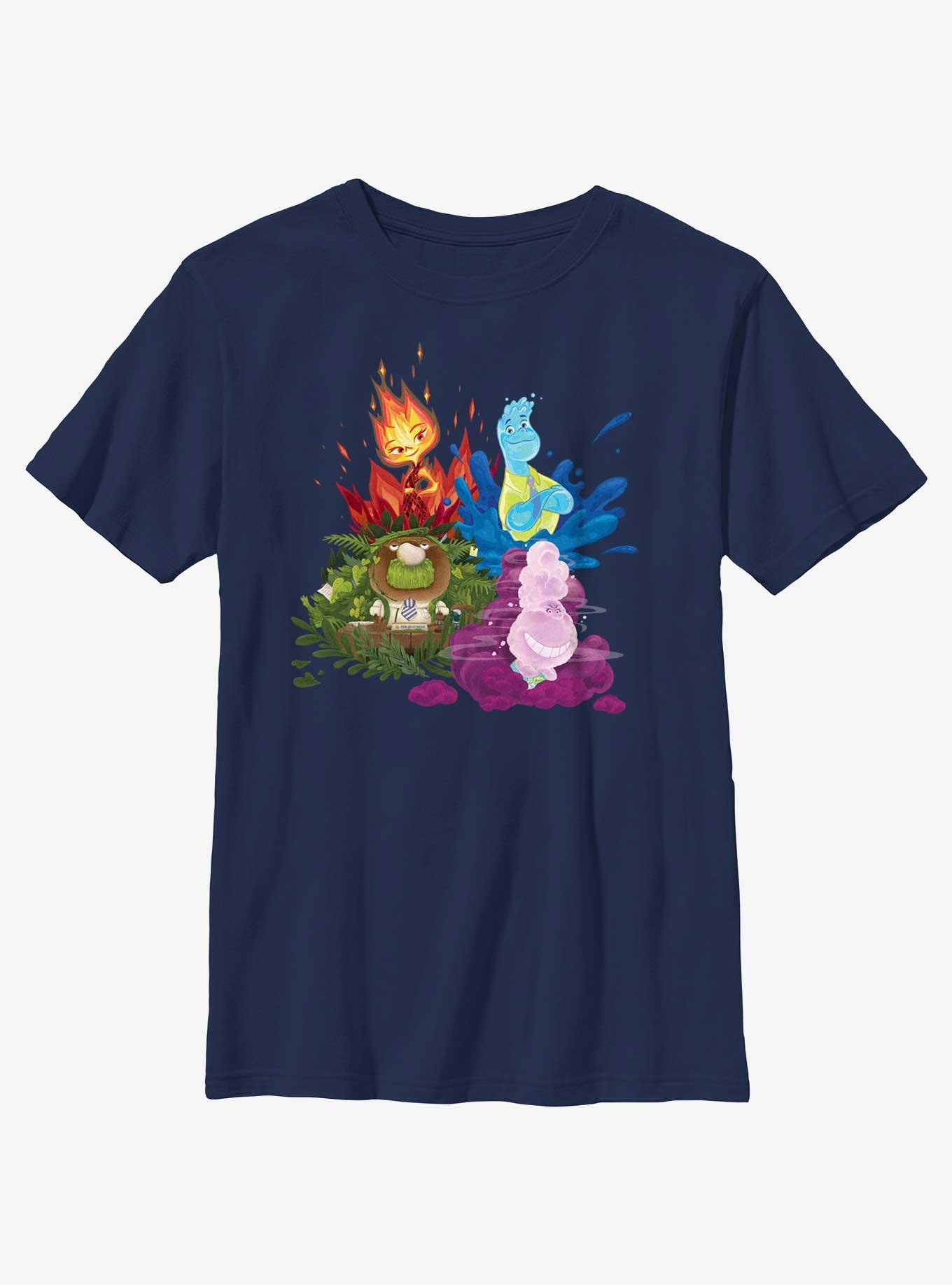 Disney Pixar Elemental Ember Wade Fern & Gale Youth T-Shirt, , hi-res