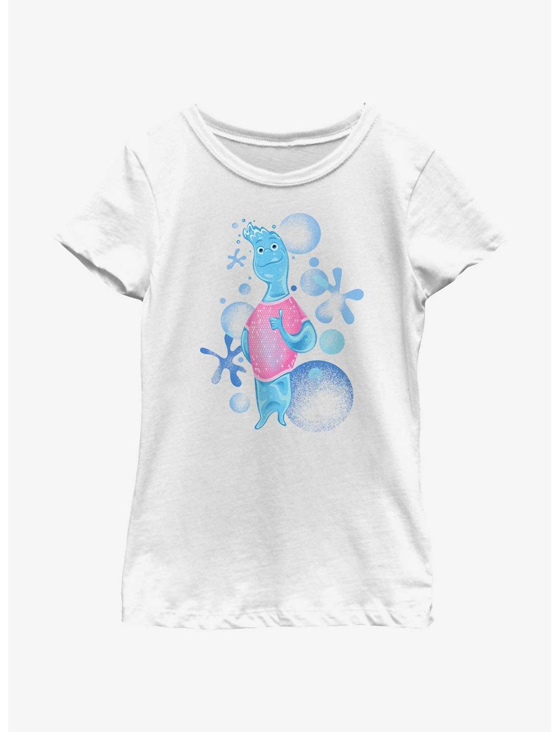 Disney Pixar Elemental Wade Water Element Youth Girls T-Shirt, WHITE, hi-res