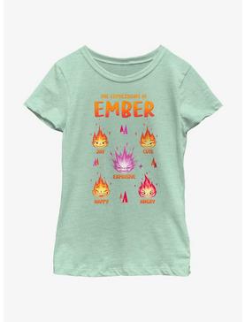 Disney Pixar Elemental Expressions Of Ember Youth Girls T-Shirt, , hi-res