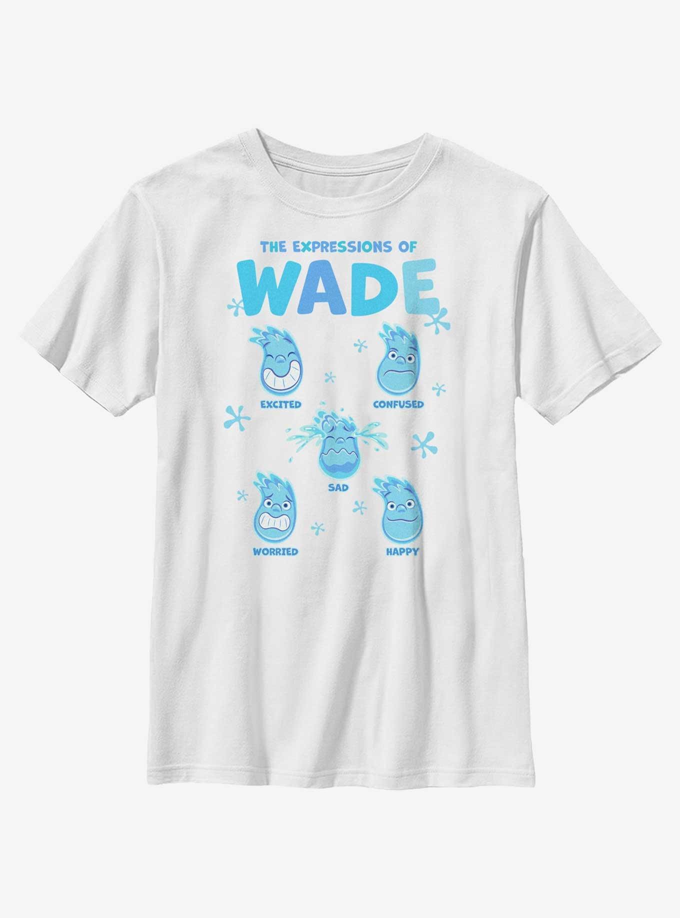 Disney Pixar Elemental Wade Expressions Youth T-Shirt, WHITE, hi-res
