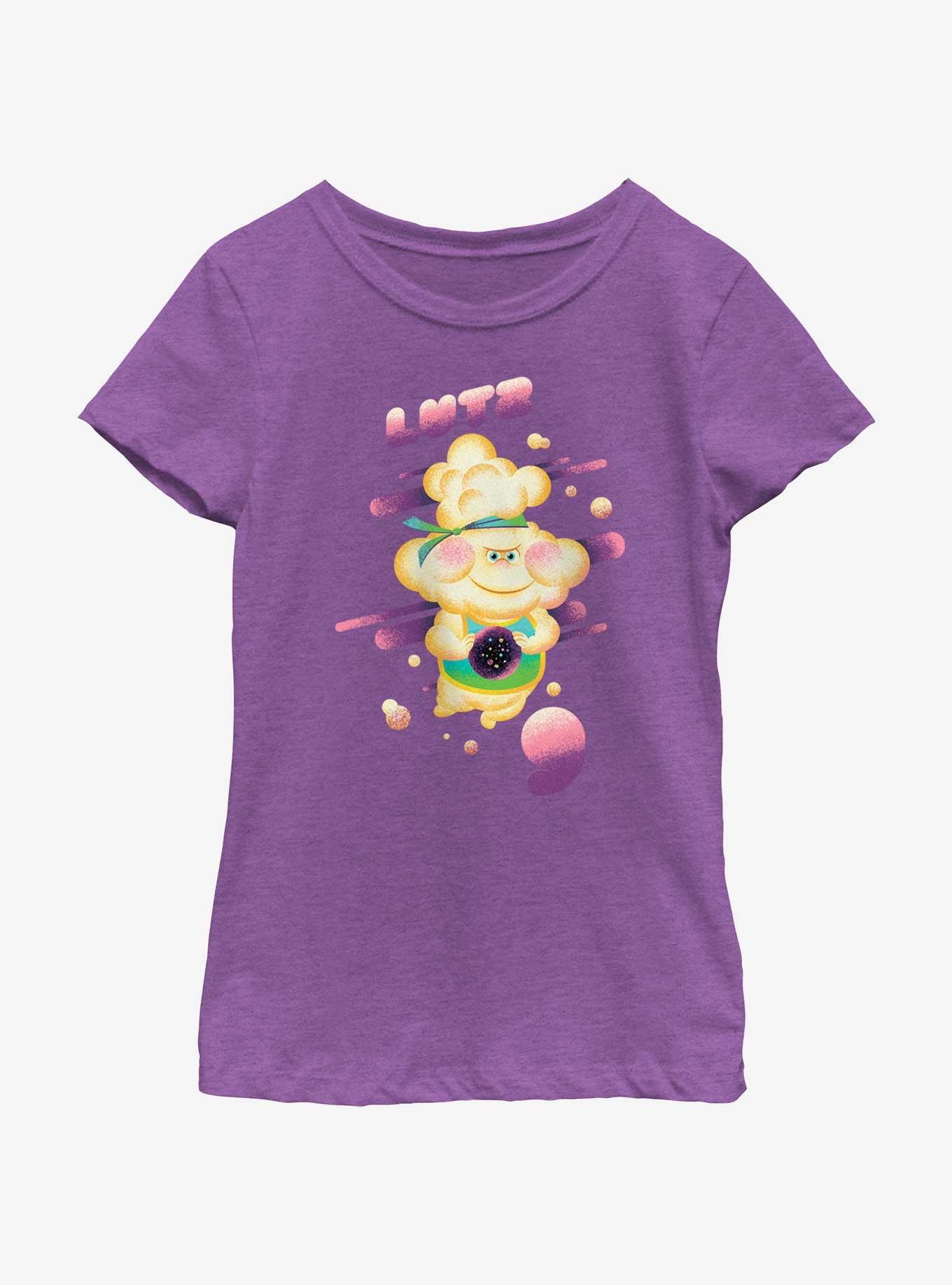 Disney Pixar Elemental Lutz Youth Girls T-Shirt, PURPLE BERRY, hi-res