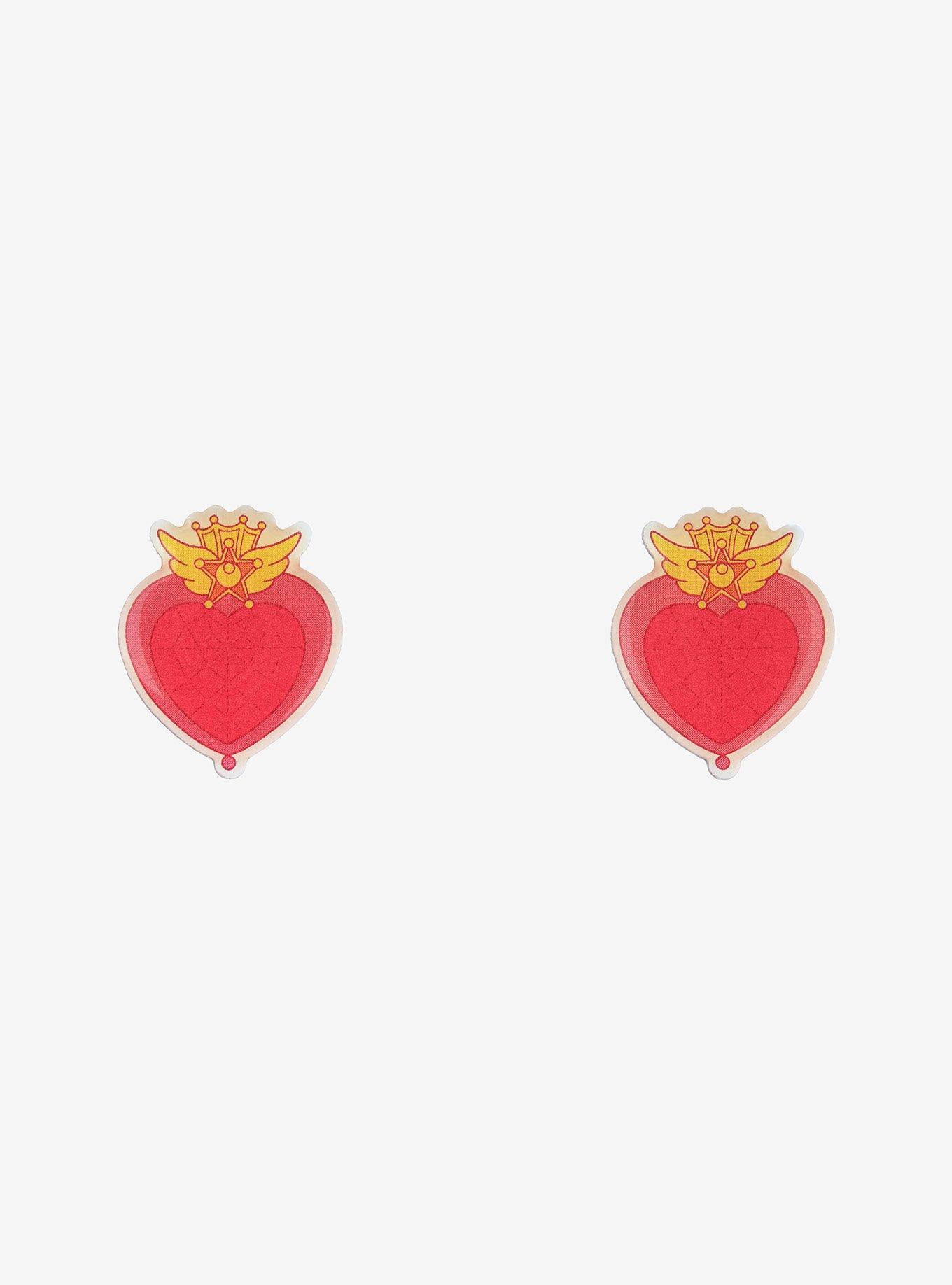 Sailor Moon Chibi Moon Compact Stud Earrings, , hi-res