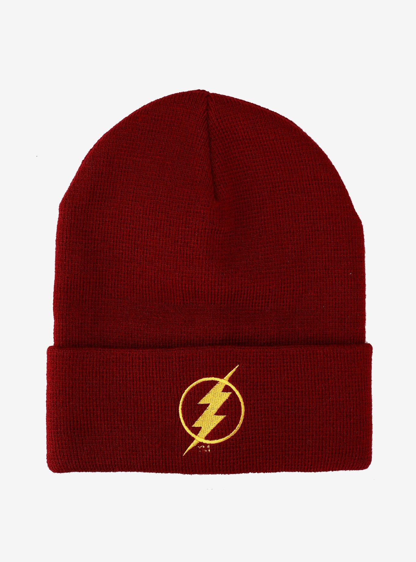 DC Comics The Flash Logo Beanie, , hi-res