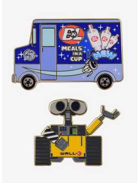 Our Universe Disney Pixar WALL-E Buy n Large Food Truck & WALL-E Enamel Pin Set - BoxLunch Exclusive, , hi-res