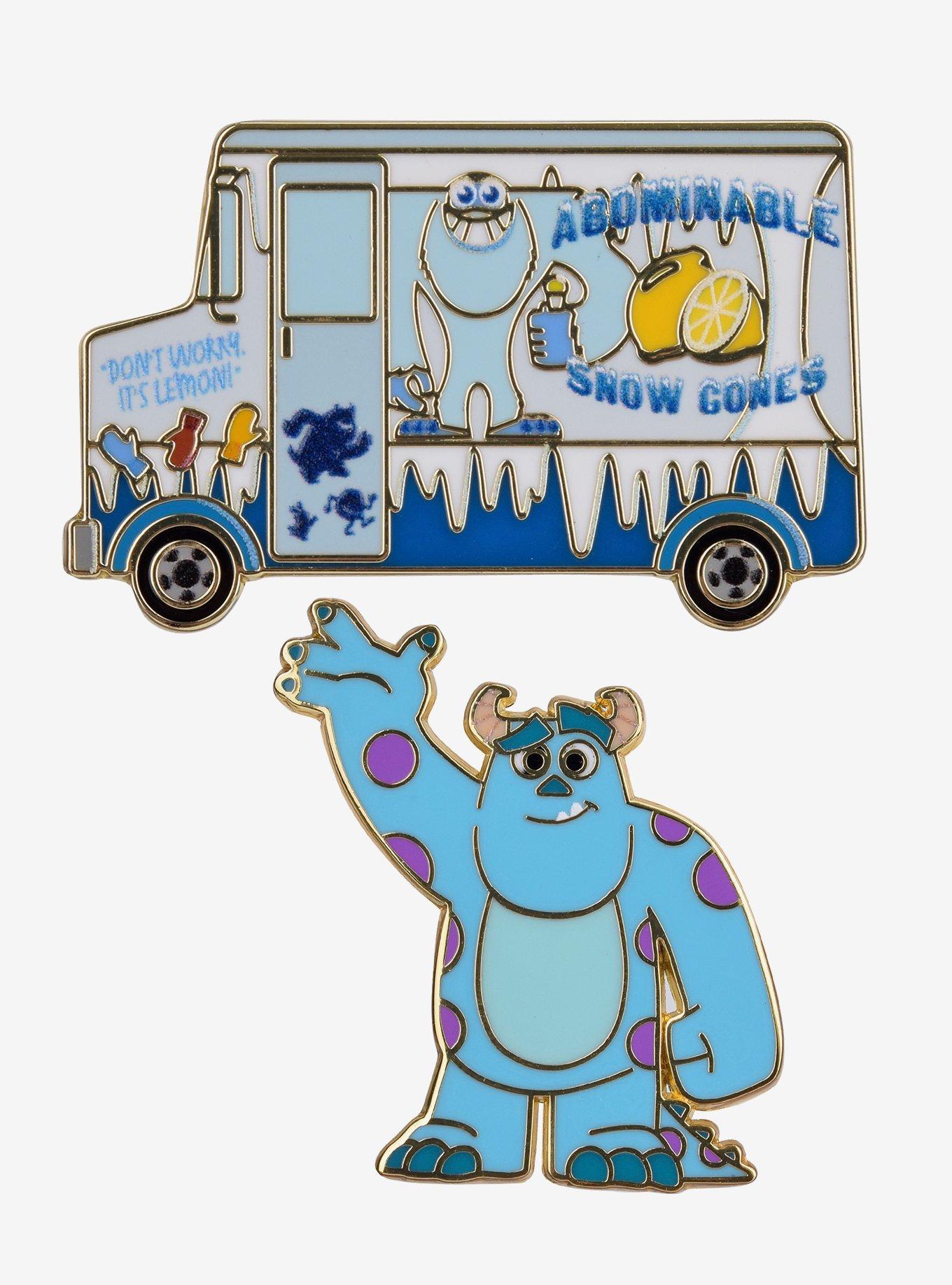 Our Universe Disney Pixar Monsters, Inc. Food Truck & Sully Enamel Pin Set - BoxLunch Exclusive, , hi-res