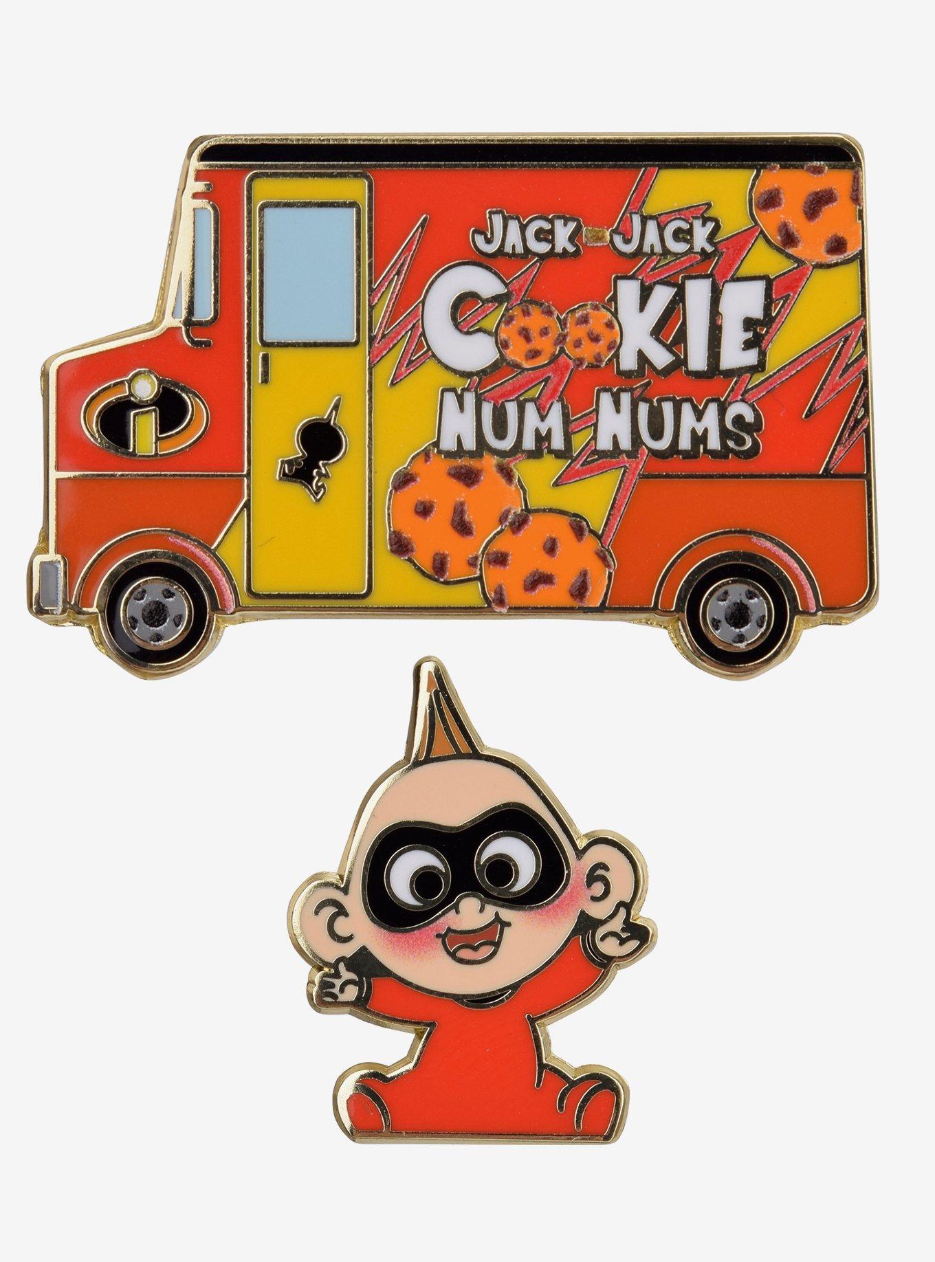 Our Universe Disney Pixar The Incredibles Food Truck & Jack-Jack Enamel Pin Set - BoxLunch Exclusive, , hi-res
