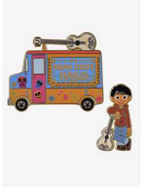 Our Universe Disney Pixar Coco Food Truck & Miguel Enamel Pin Set - BoxLunch Exclusive, , hi-res