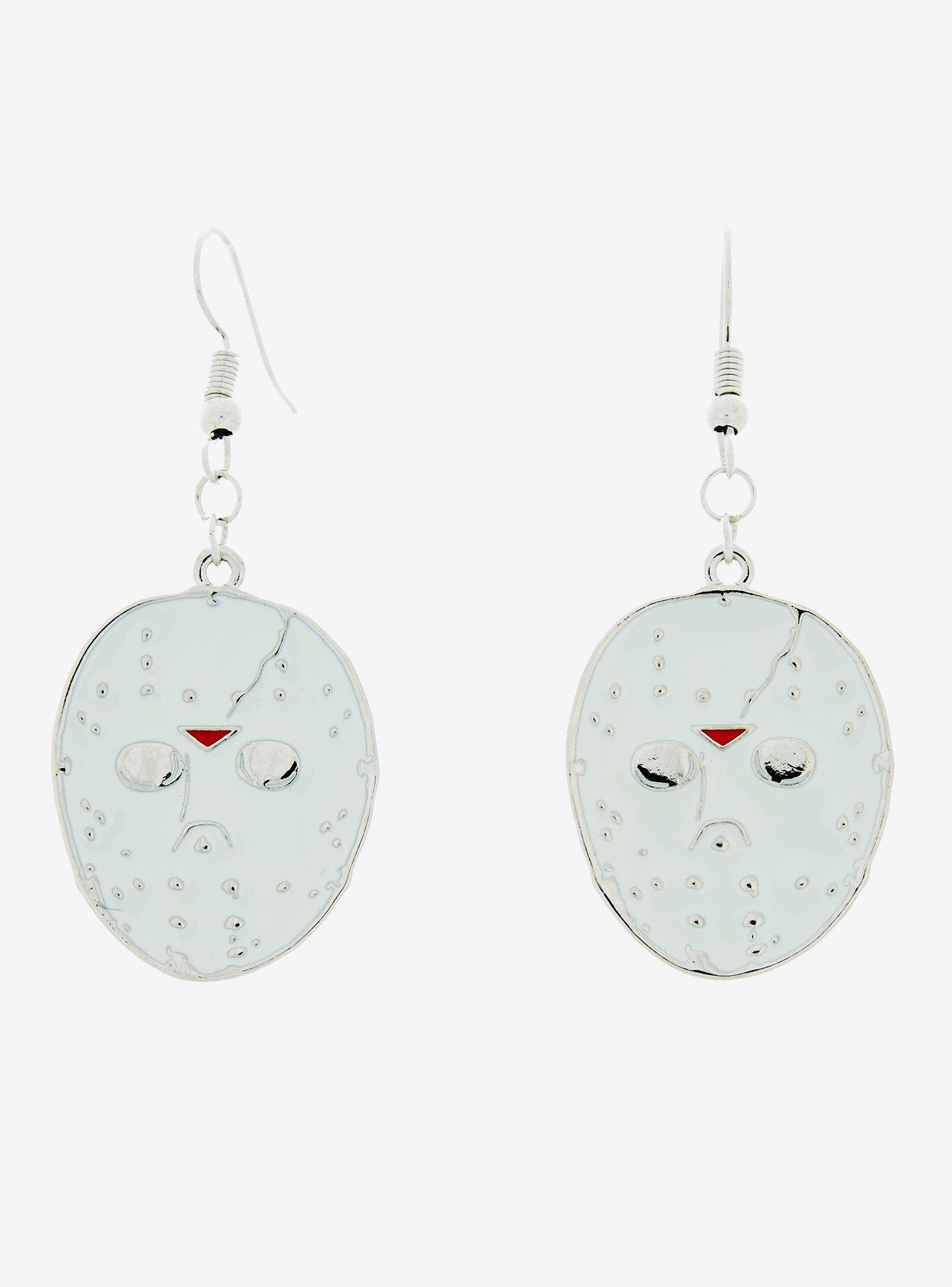 Friday the 13th Jason Voorhees Mask Earrings - BoxLunch Exclusive