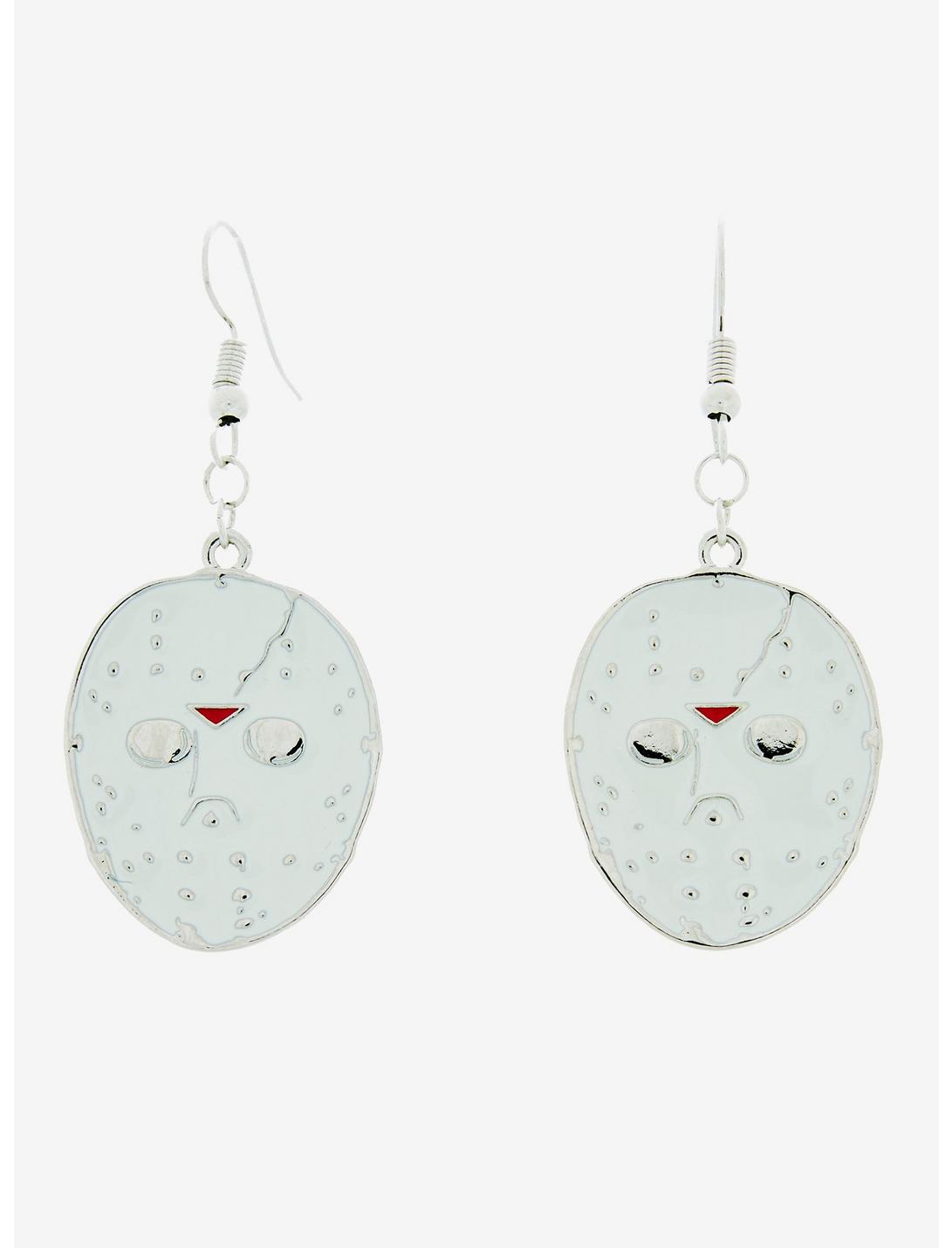 Friday the 13th Jason Voorhees Mask Earrings - BoxLunch Exclusive, , hi-res