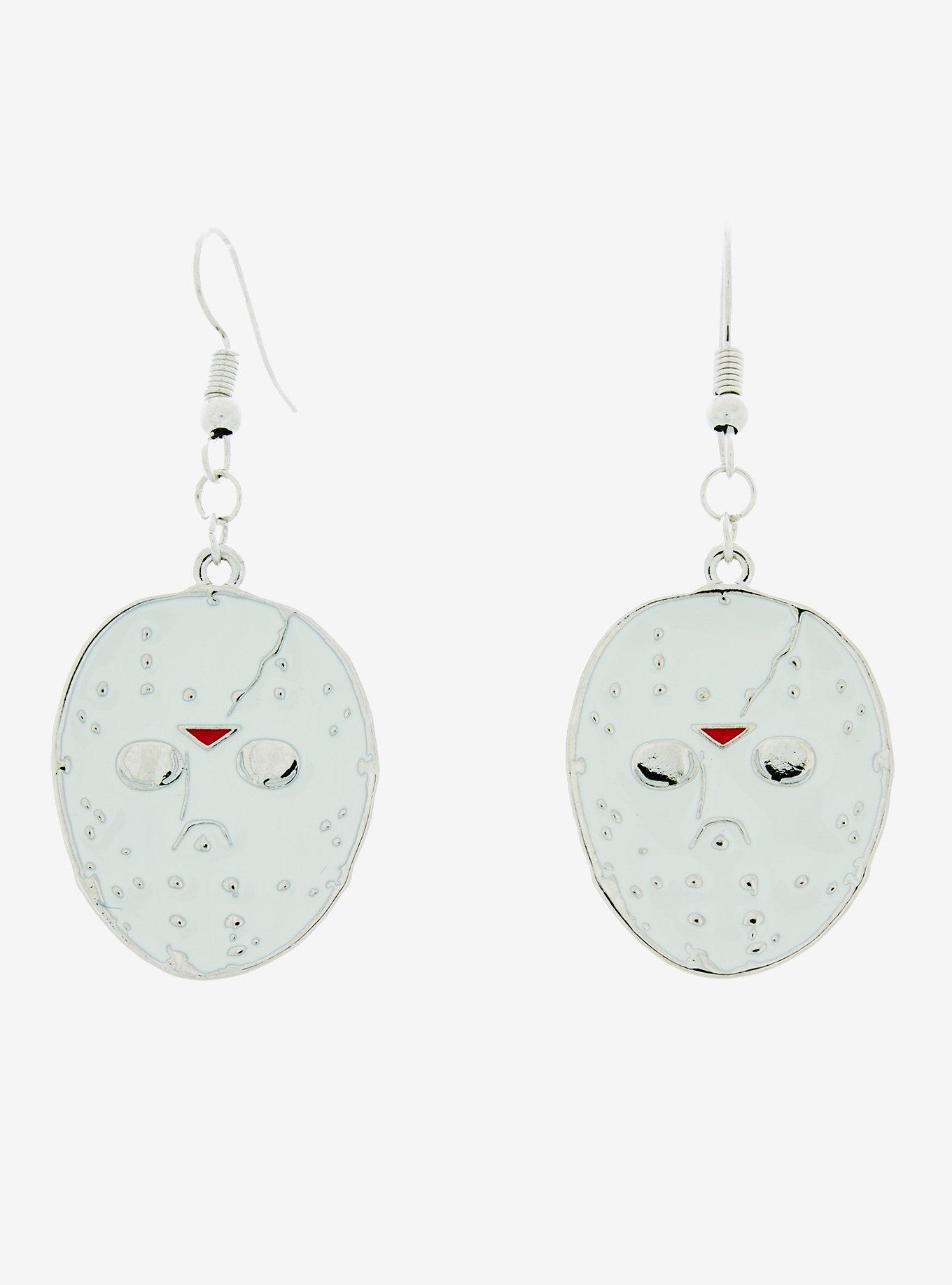 Friday the 13th Jason Voorhees Mask Earrings - BoxLunch Exclusive, , hi-res