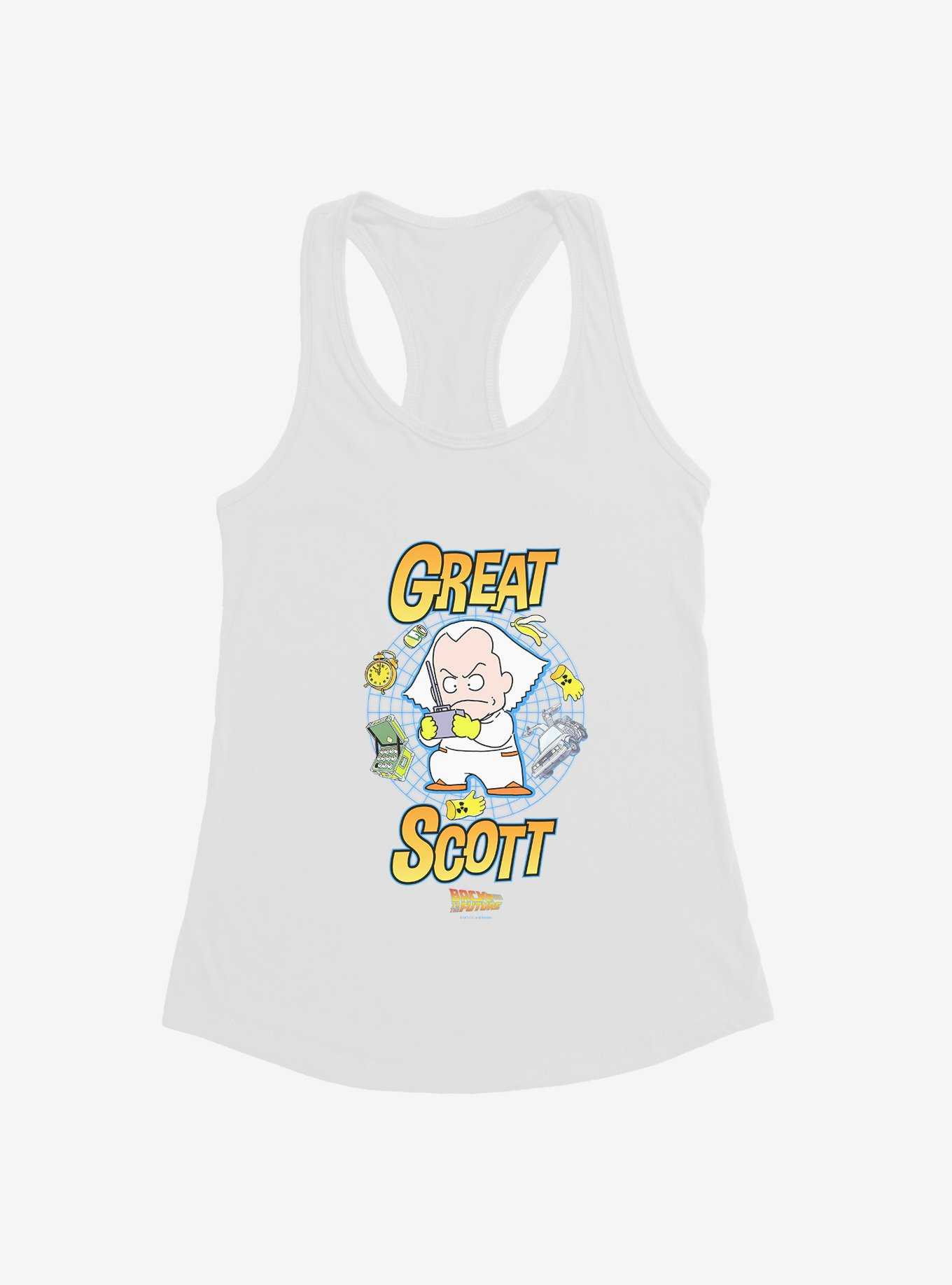 Back To The Future Anime Great Scott Girls Tank, , hi-res