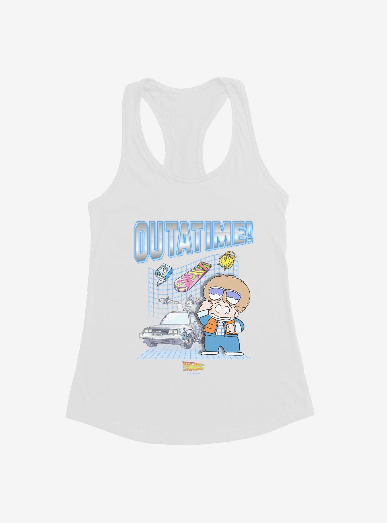 Back To The Future Anime Outatime! Girls Tank