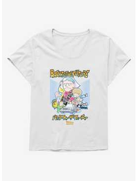 Back To The Future Anime Collage Girls T-Shirt Plus Size, , hi-res