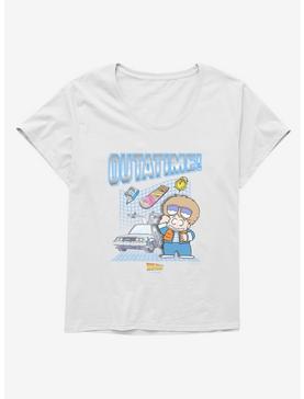 Back To The Future Anime Outatime! Girls T-Shirt Plus Size, , hi-res