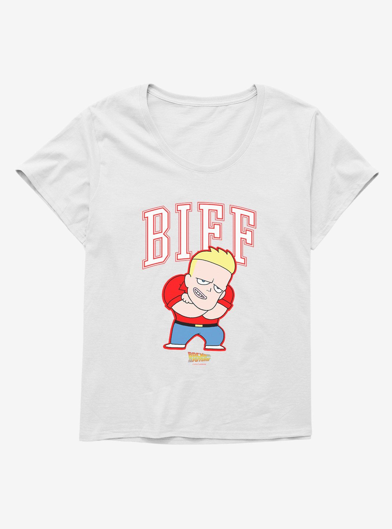 Back To The Future Anime Biff Girls T-Shirt Plus Size, , hi-res