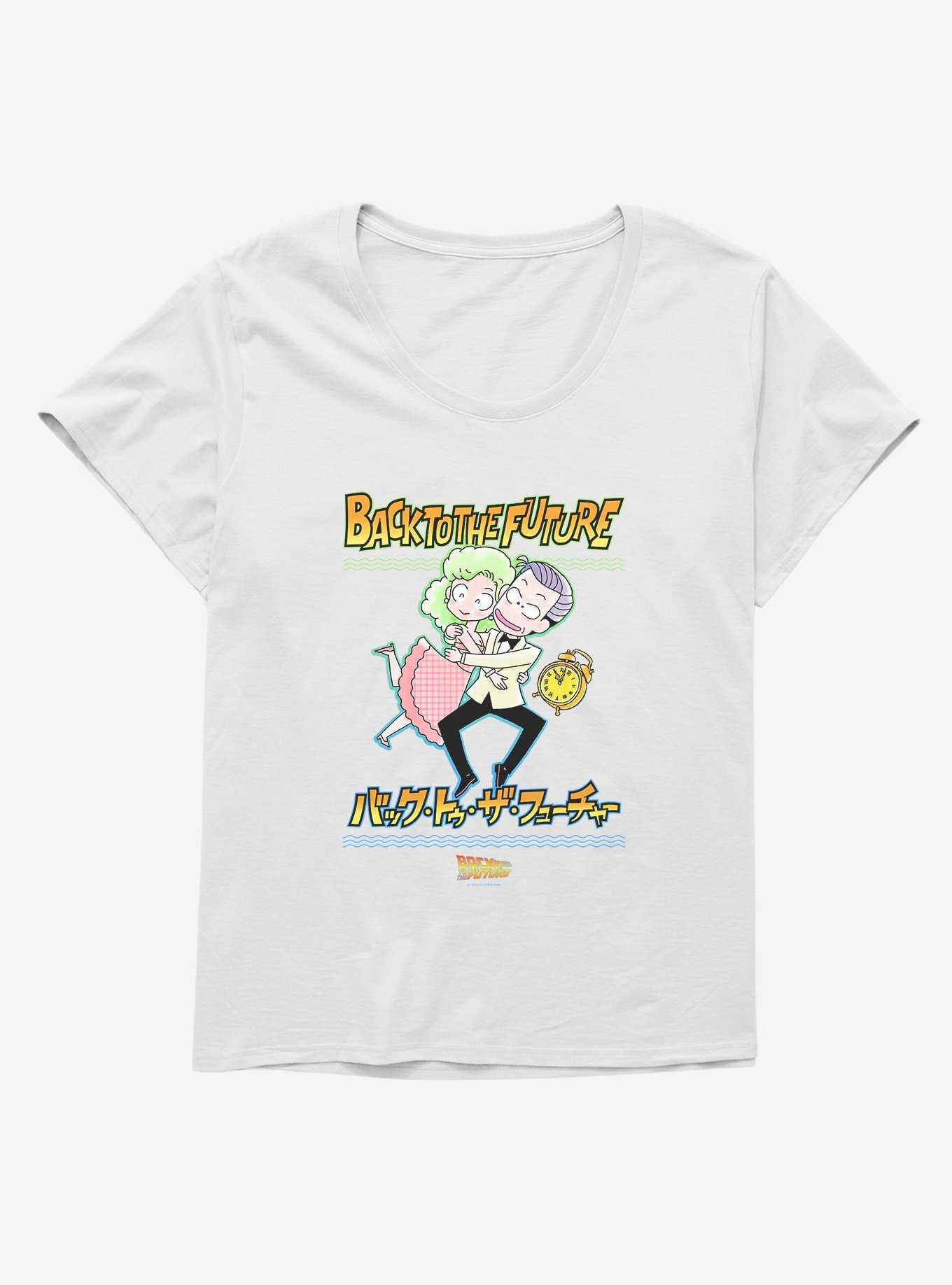 Back To The Future Anime Enchantment Under The Sea Girls T-Shirt Plus Size, , hi-res