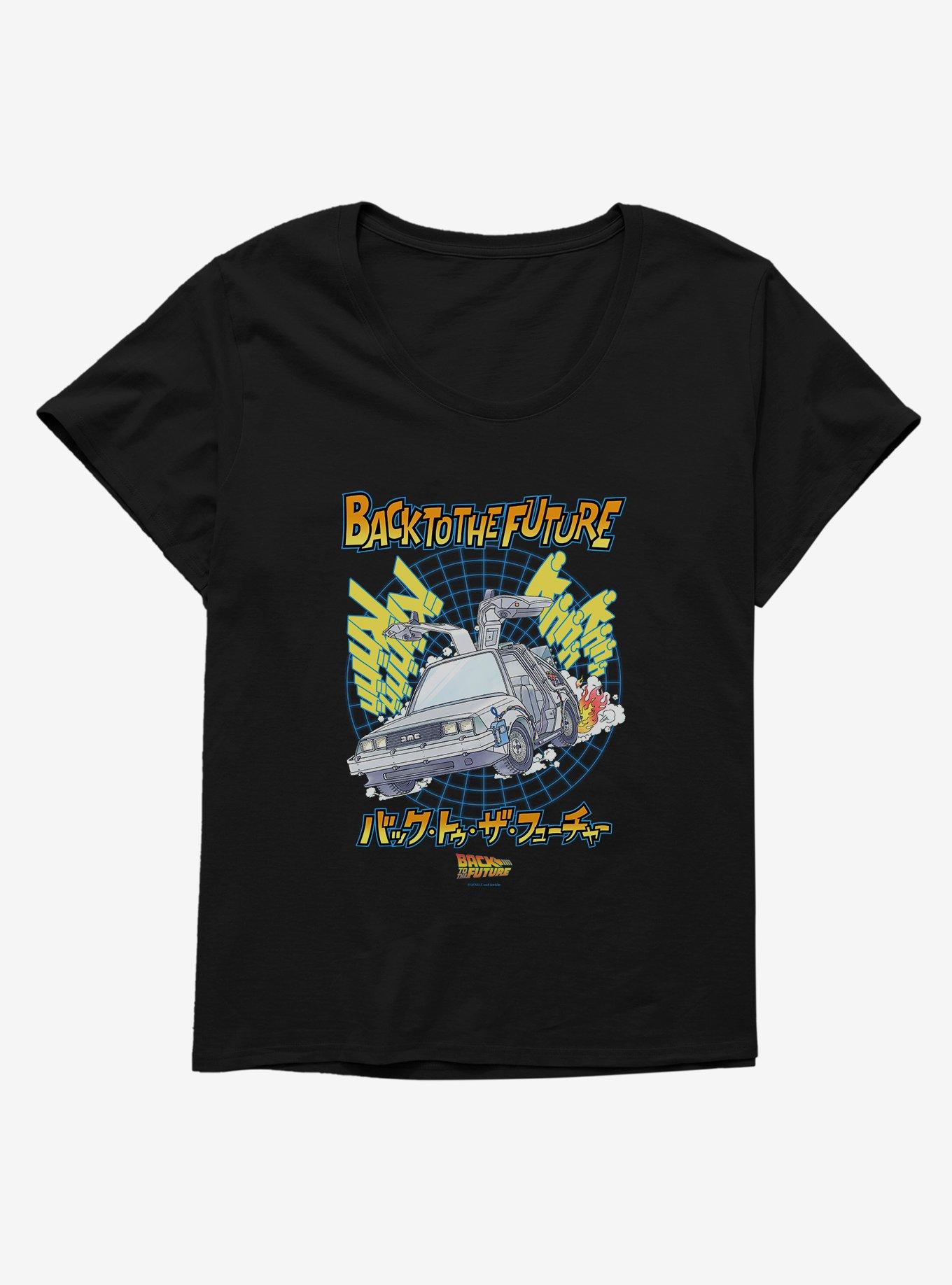 Back To The Future Anime 88MPH Girls T-Shirt Plus
