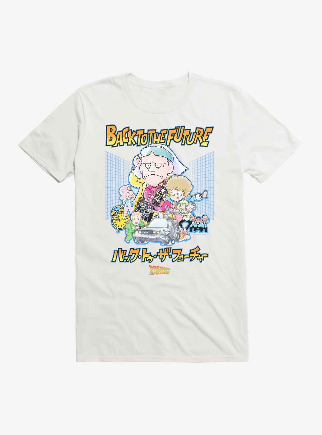 Back To The Future Anime Collage T-Shirt, , hi-res