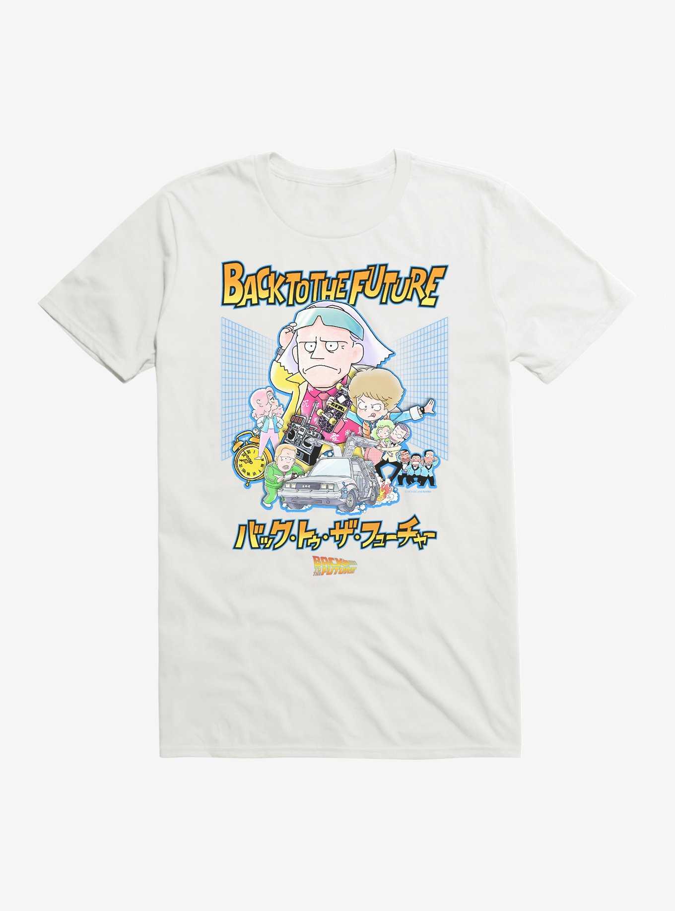 Back To The Future Anime Collage T-Shirt, , hi-res