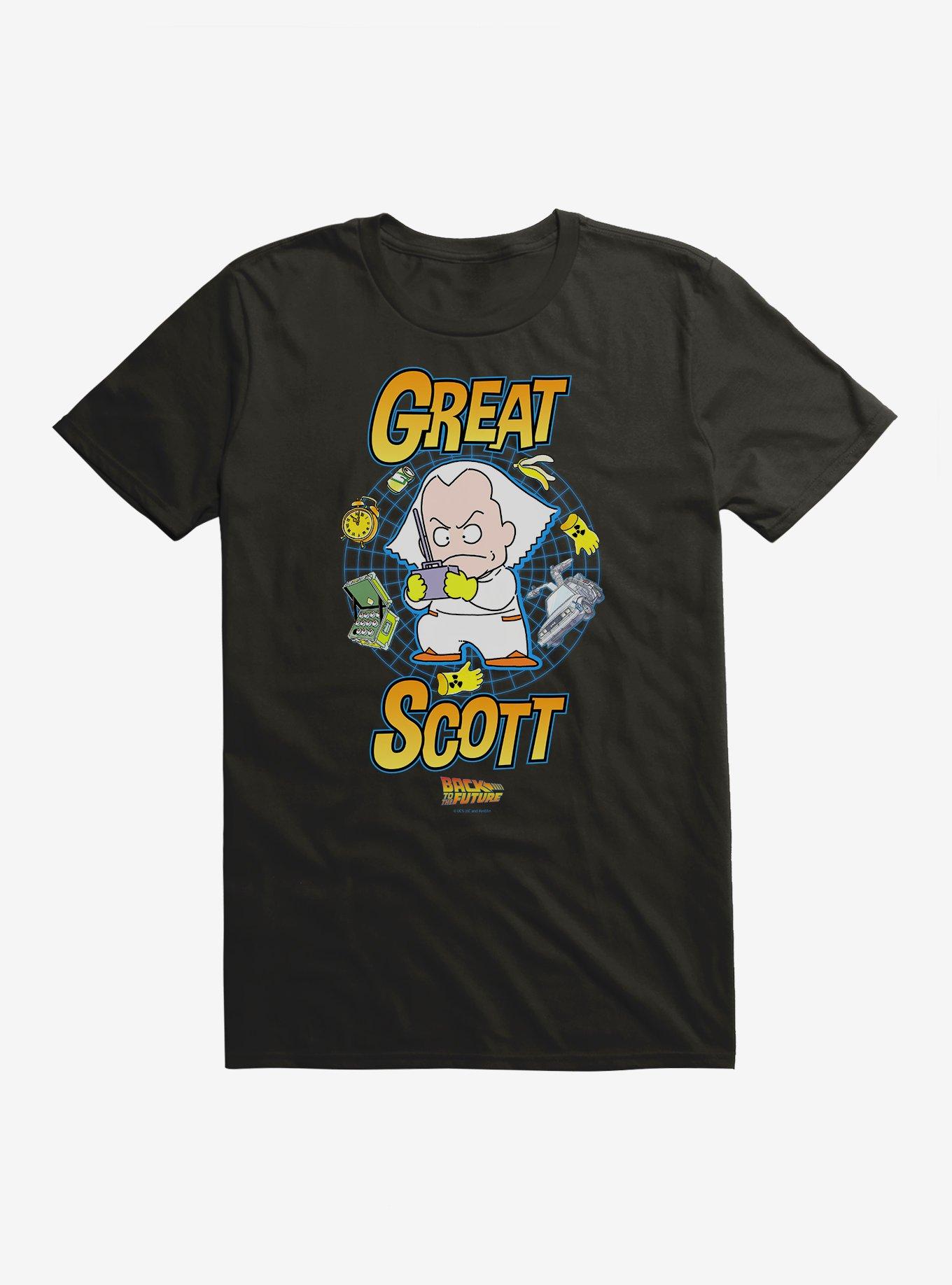 Back To The Future Anime Great Scott T-Shirt, , hi-res