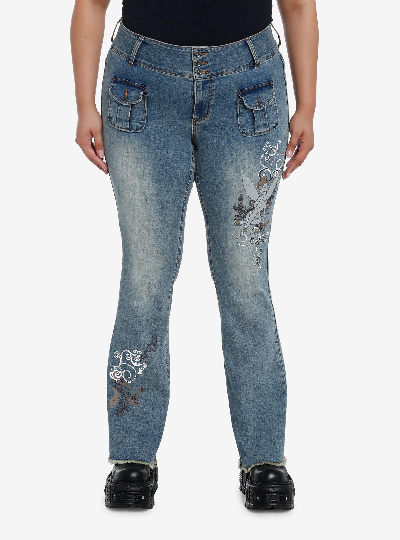 Plus Size Hello Kitty Rhinestone Jeans