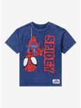 Marvel Spidey and His Amazing Friends Spidey Portrait Toddler T-Shirt - BoxLunch Exclusive, LIGHT BLUE, hi-res