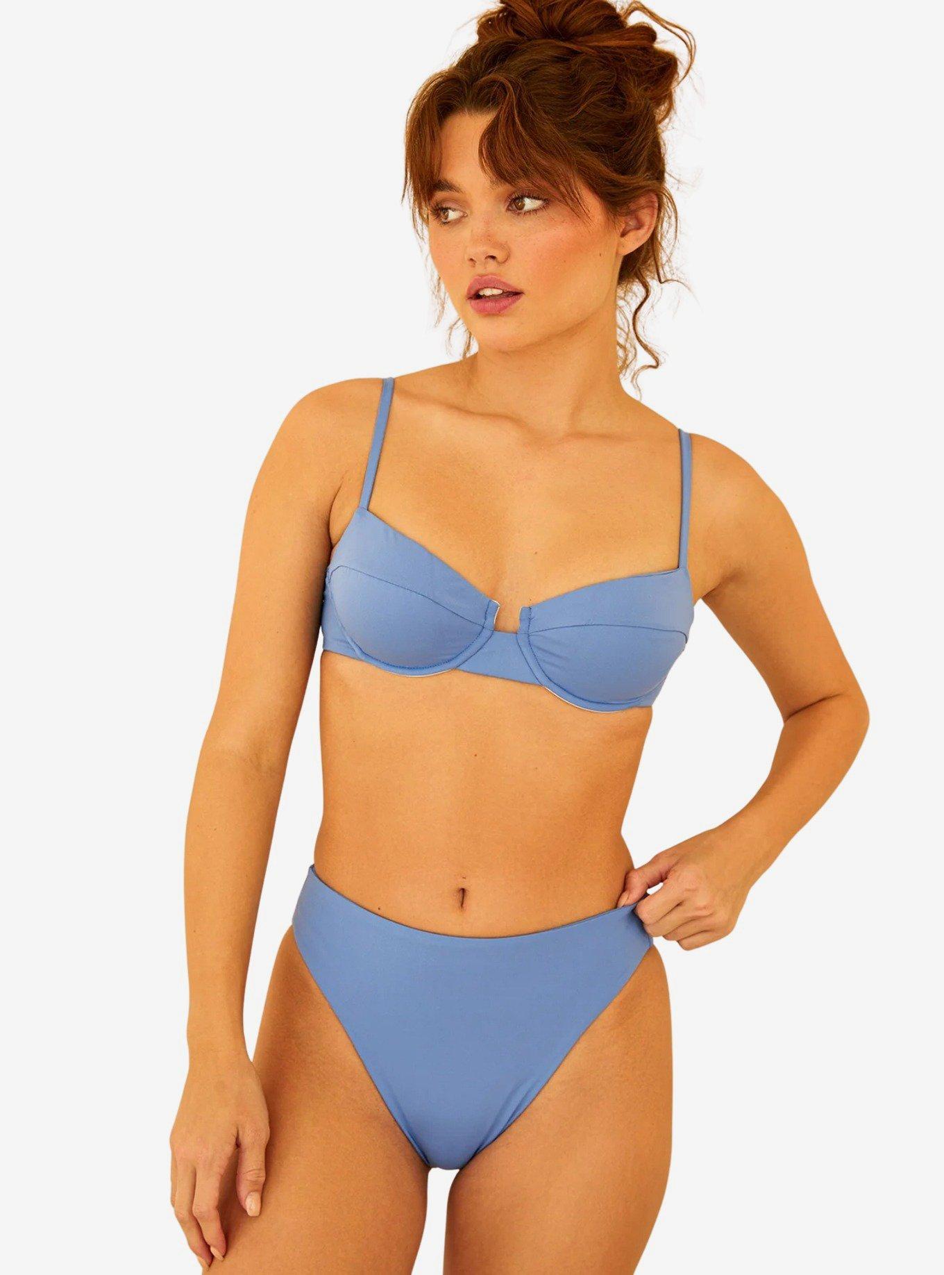 Dippin' Daisy's Seashore Swim Bottom South Pacific Blue, POWDER BLUE, hi-res