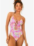 Dippin' Daisy's Bliss Swim One Piece Garden Gables Floral, FLORAL - PINK, hi-res