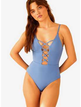 Dippin' Daisy's Bliss Swim One Piece South Pacific Blue, , hi-res