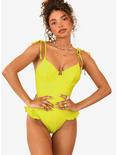 Dippin' Daisy's Angelic Swim One Piece Lime Sorbet Green, LIME, hi-res