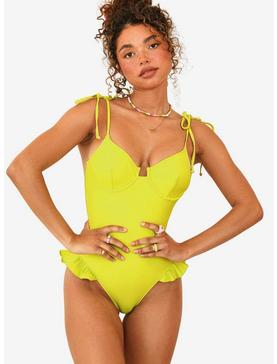 Dippin' Daisy's Angelic Swim One Piece Lime Sorbet Green, , hi-res