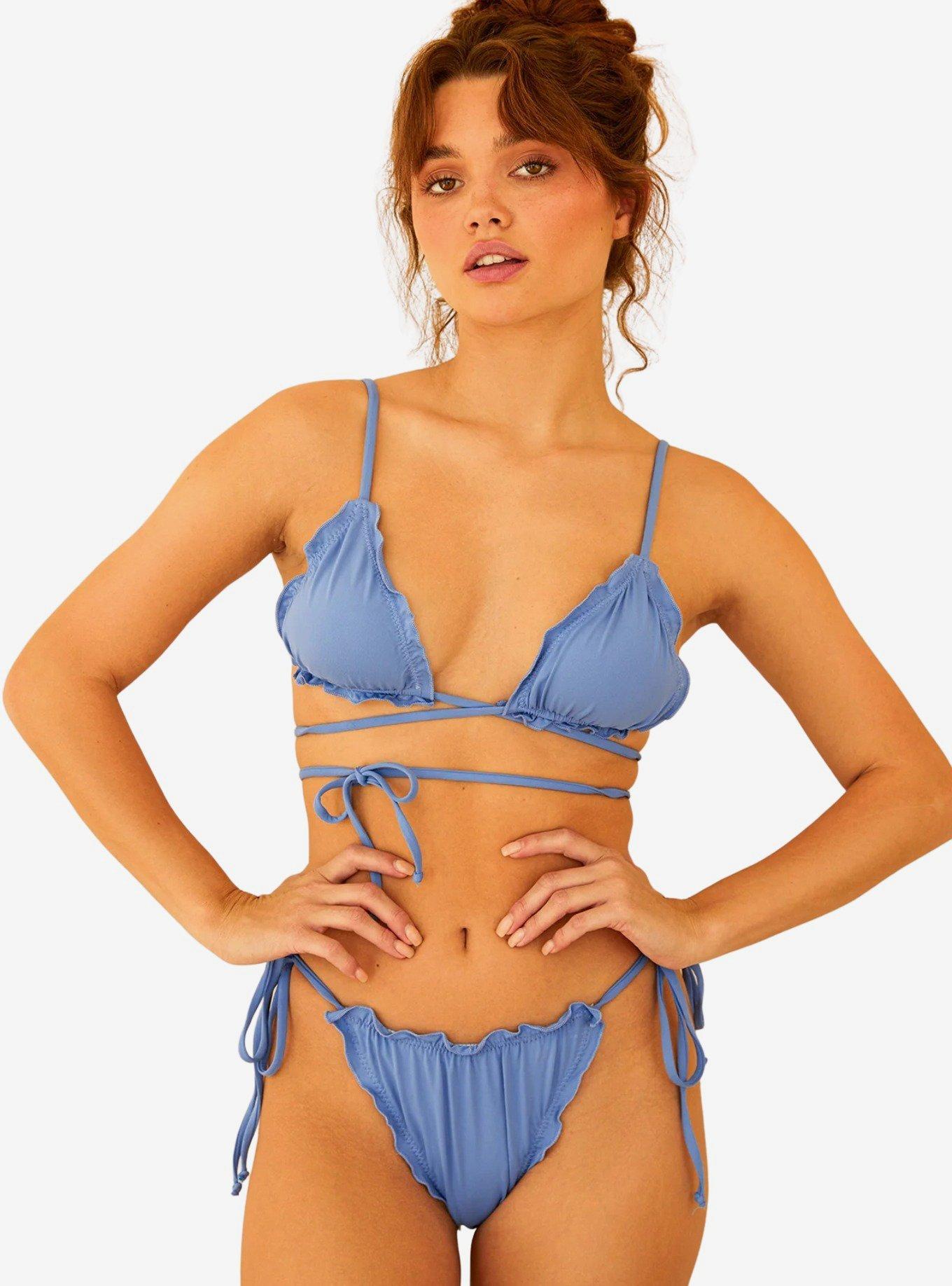Dippin' Daisy's Sage Swim Top South Pacific Blue, POWDER BLUE, hi-res